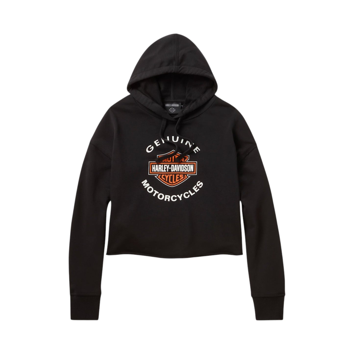 H-D ESSENTIAL RAW-EDGE HOODIE