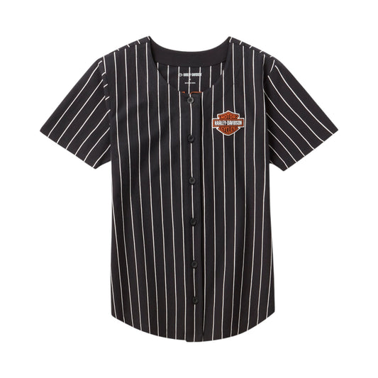 H-D ESSENTIAL '03 PRINSTRIPE BASEBALL JERSEY