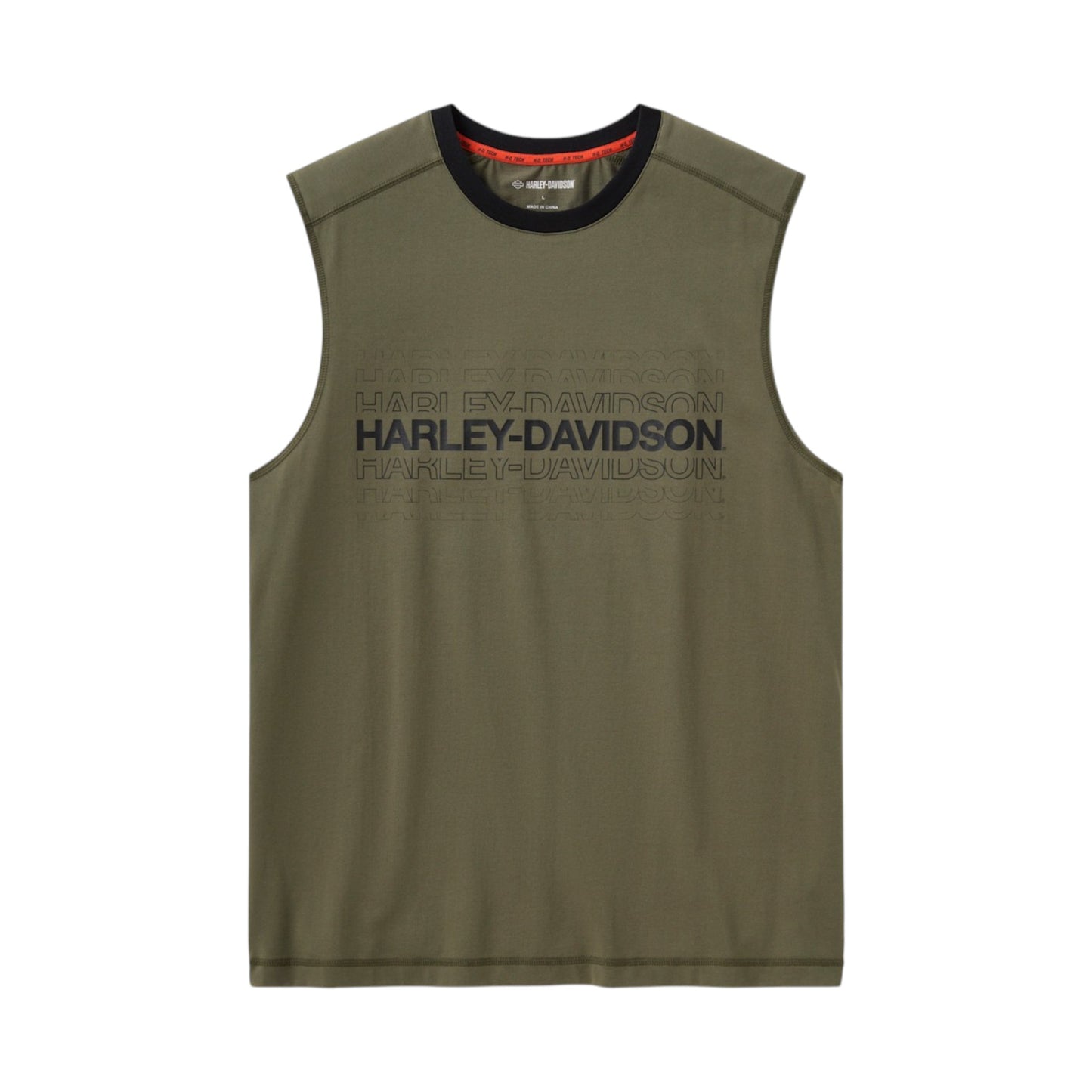 H-D TECH COOLMAX TANK - COLORBLOCK - GREEN