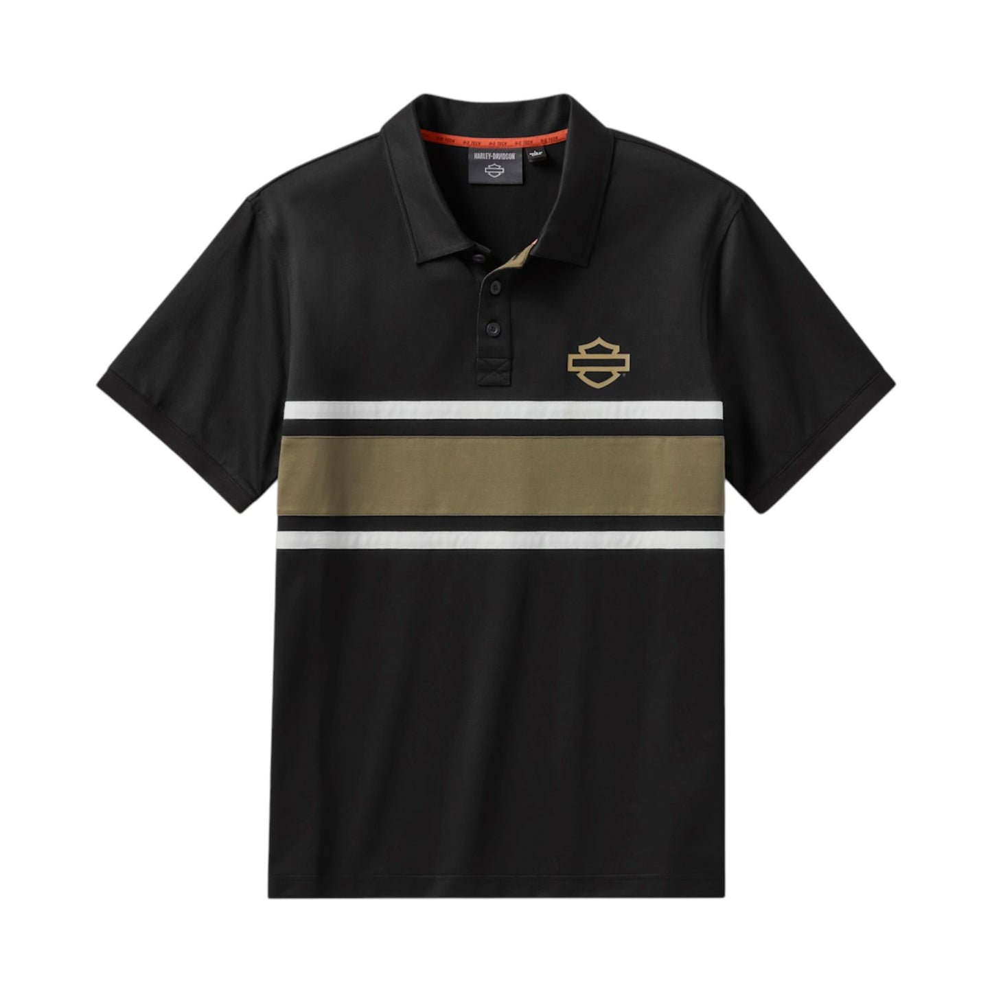 H-D TECH COOLMAX POLO - COLORBLOCK GREEN