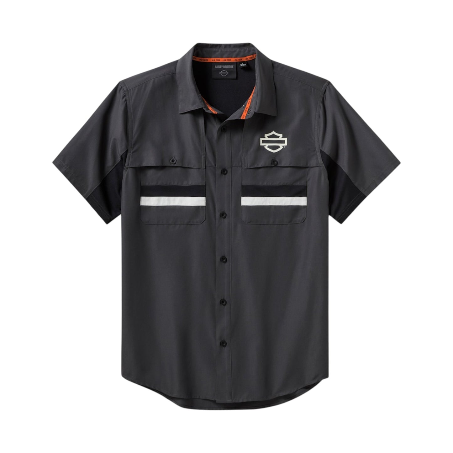 H-D TECH VENTED SHORT SLEEVE SHIRT - ASPHALT GREY