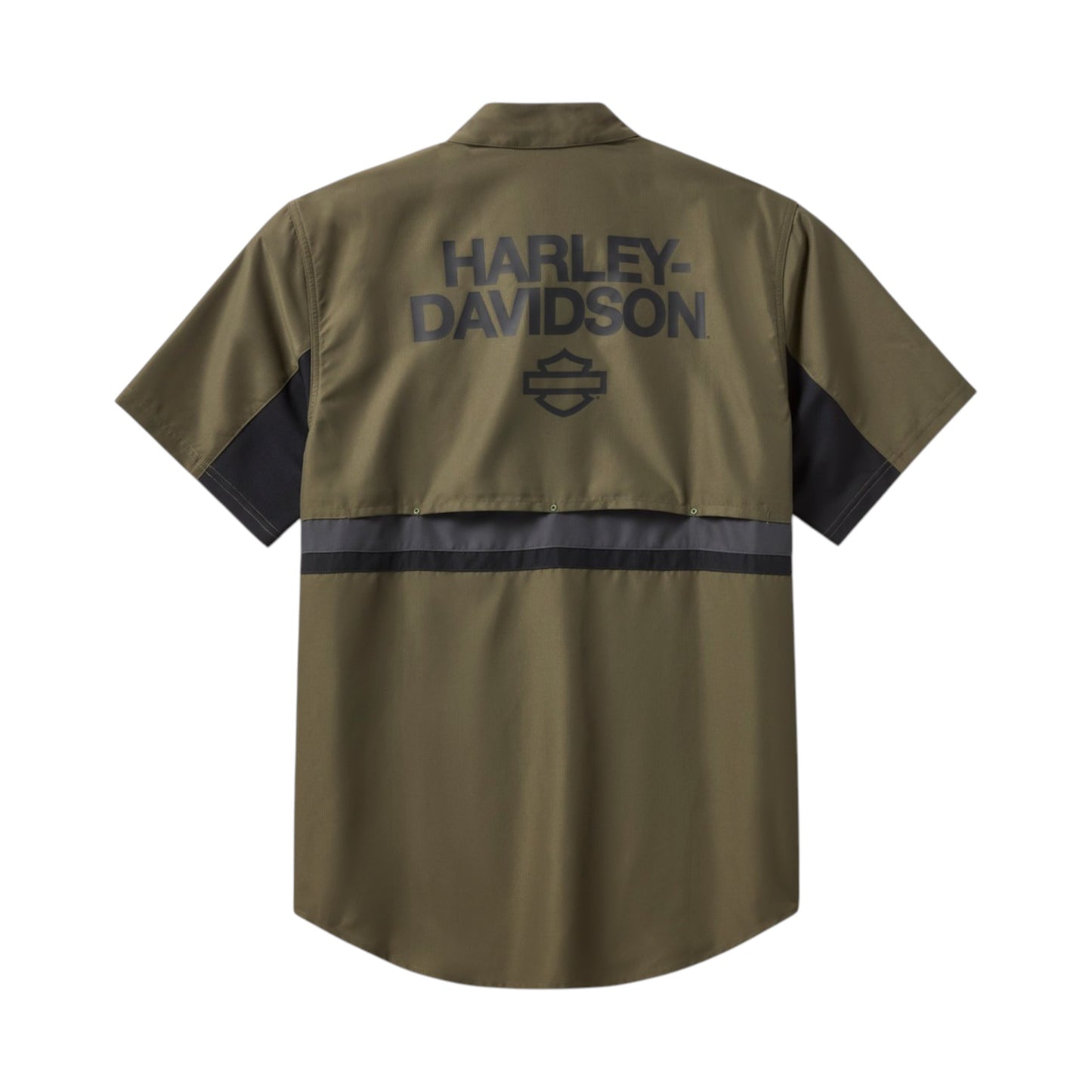 H-D TECH VENTED SHORT SLEEVE SHIRT - GREEN