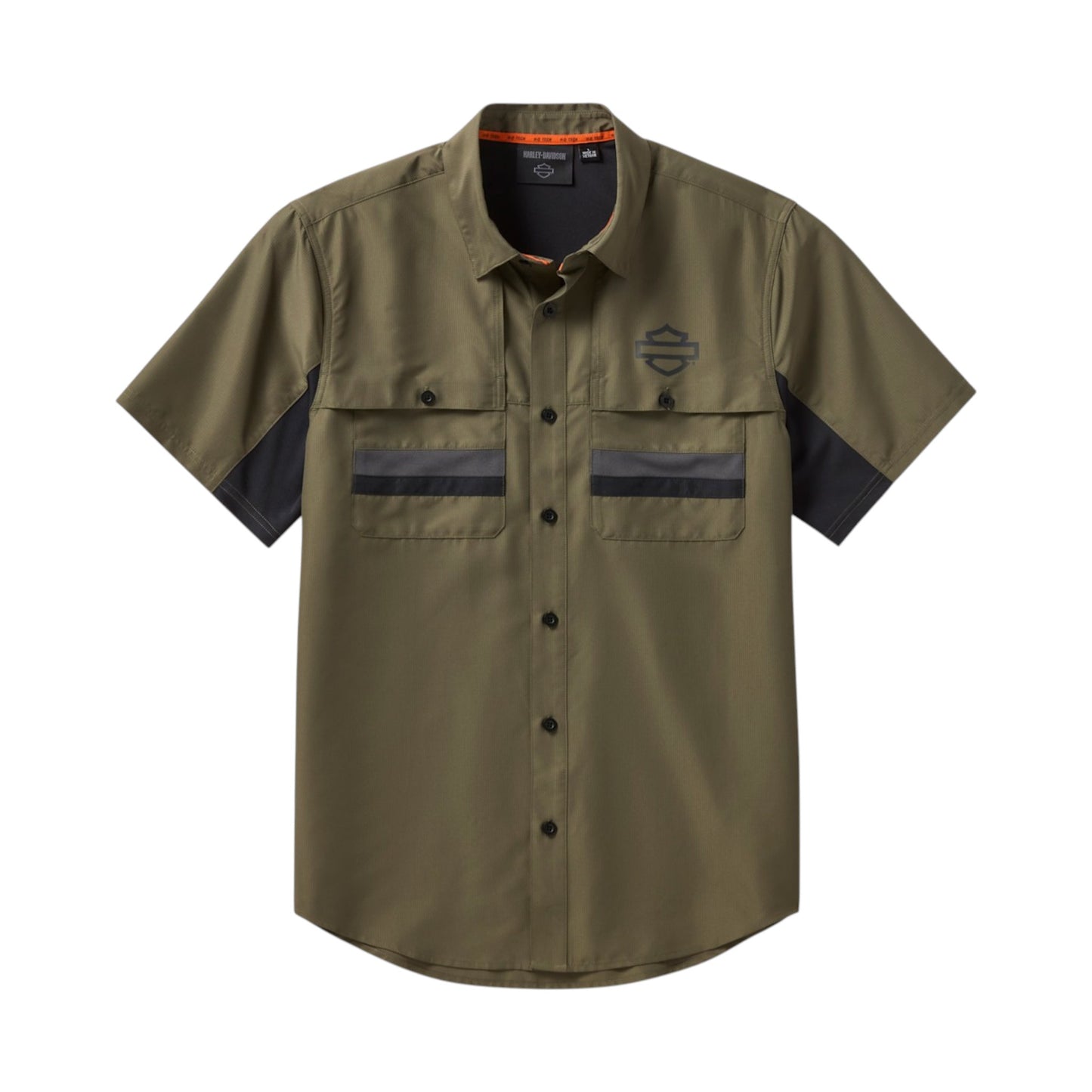 H-D TECH VENTED SHORT SLEEVE SHIRT - GREEN