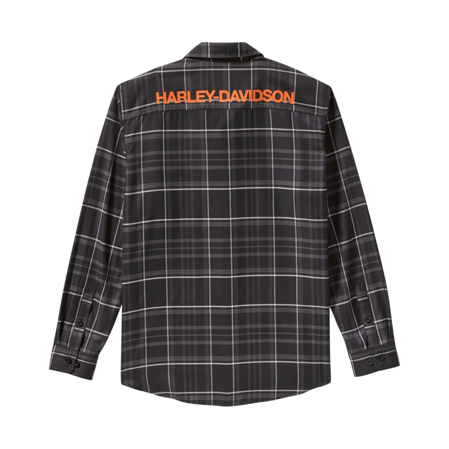 H-D TECH COOLMAX LONG SLEEVE PLAID SHIRT