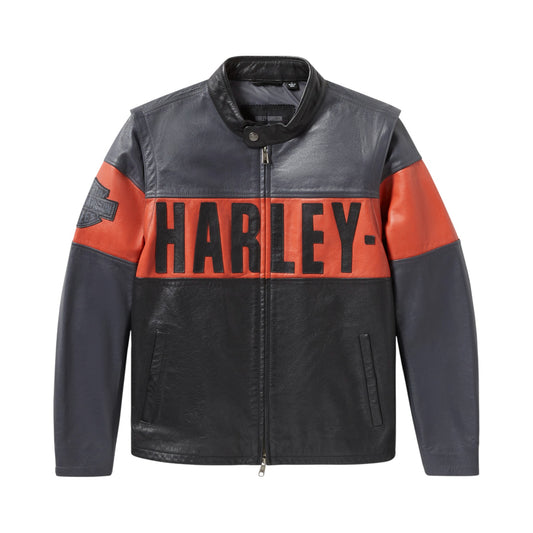 ESSENTIAL CONVERTIBLE LEATHER JACKET